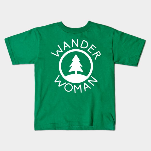 Wander Woman Kids T-Shirt by geekingoutfitters